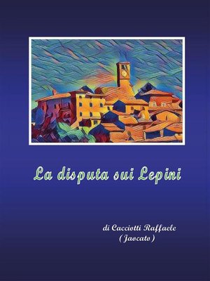 cover image of La disputa sui Lepini